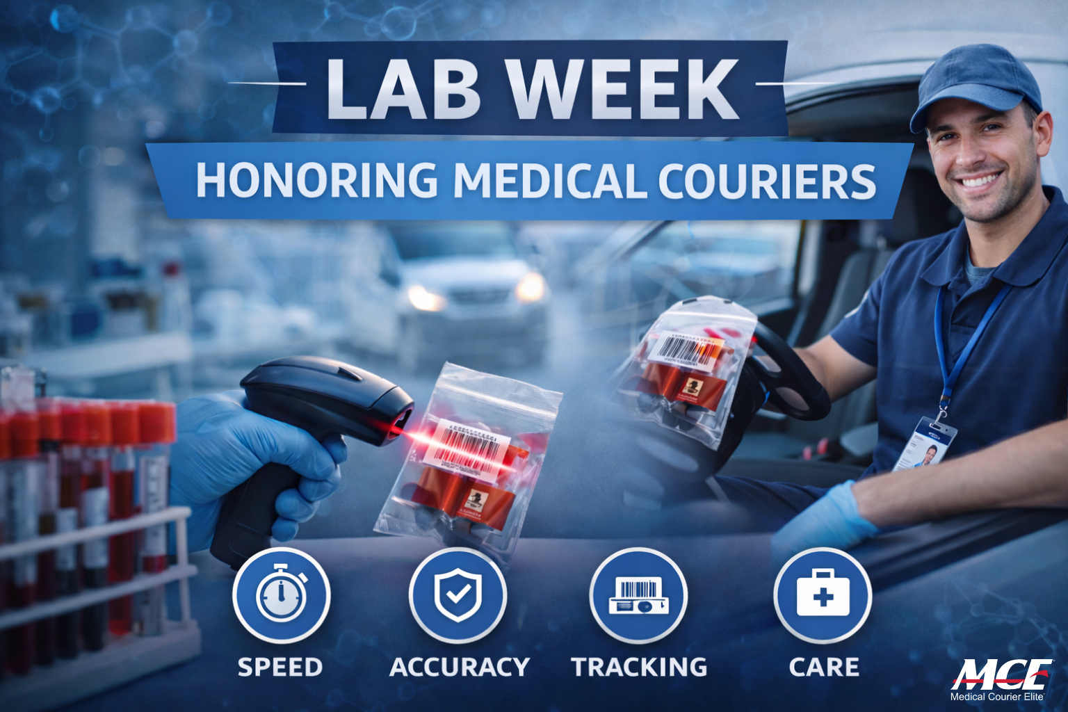 Medical Courier Lab Week