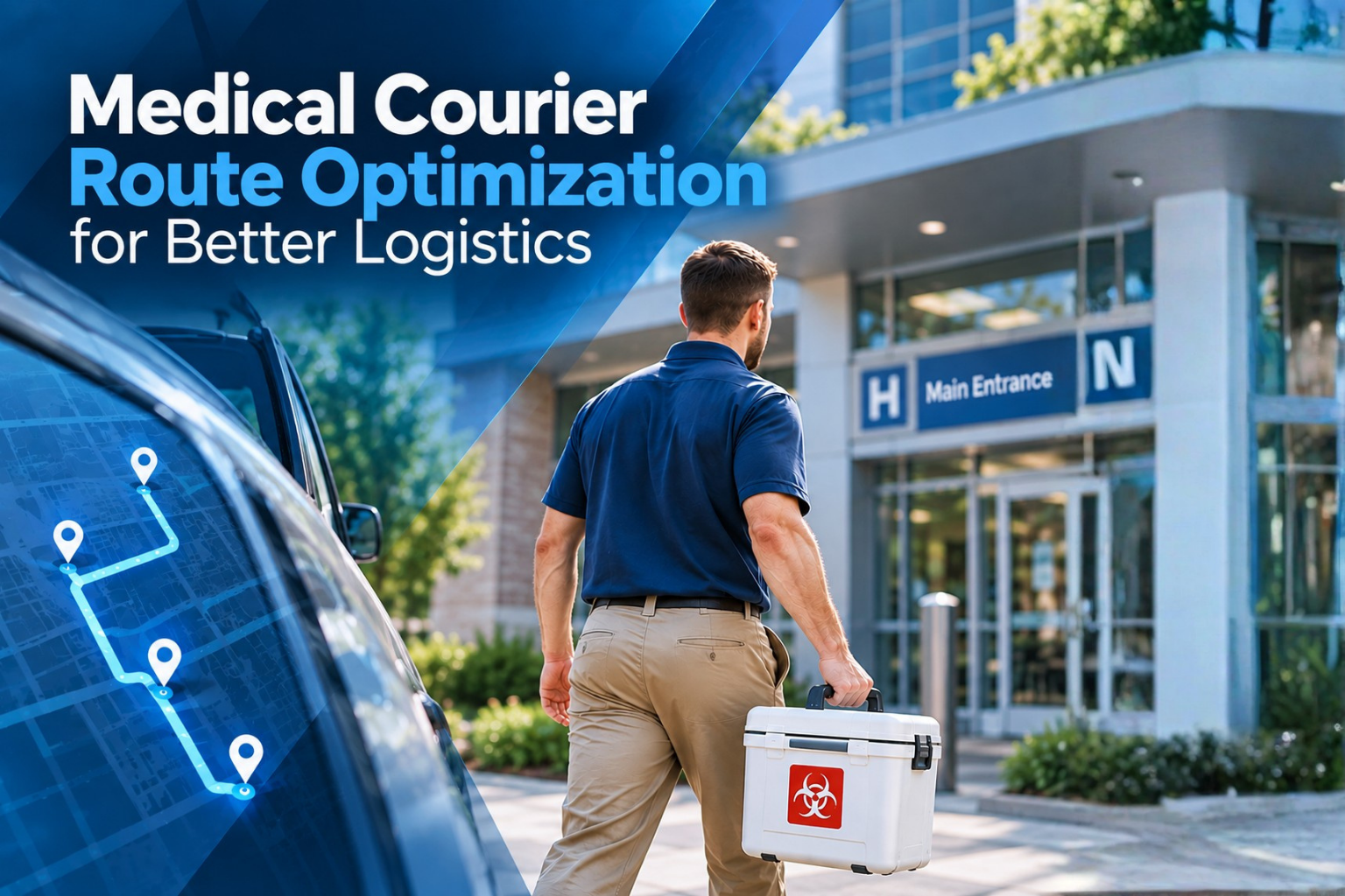 Route Optimization for Medical Couriers