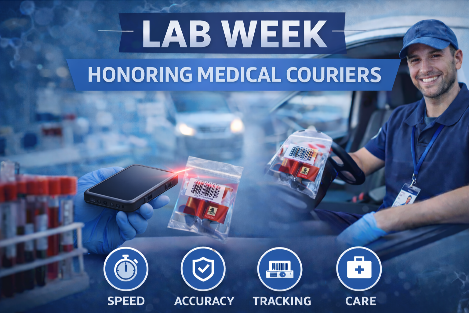Medical Courier Lab Week