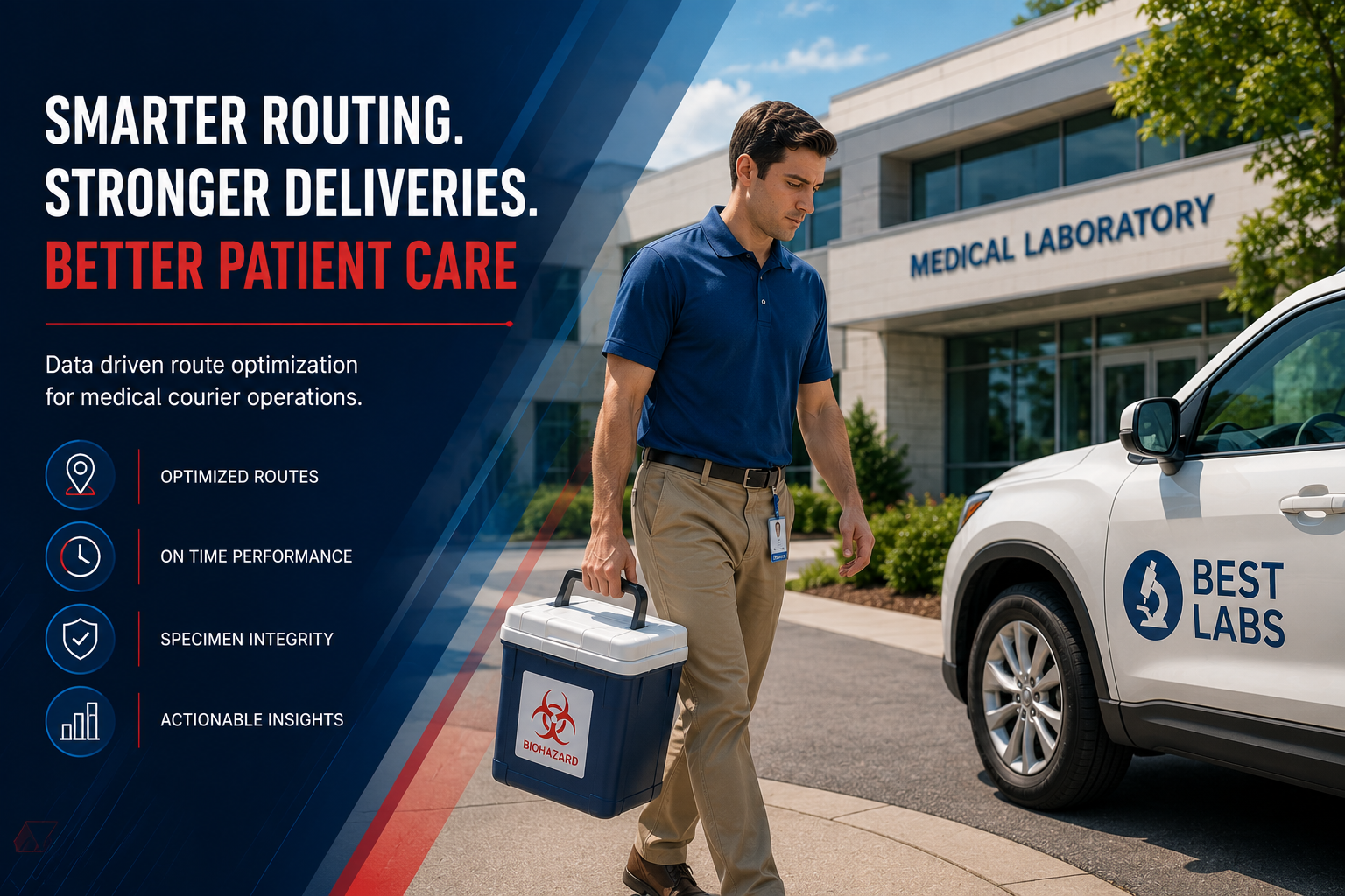 Medical Courier Specimen Routing