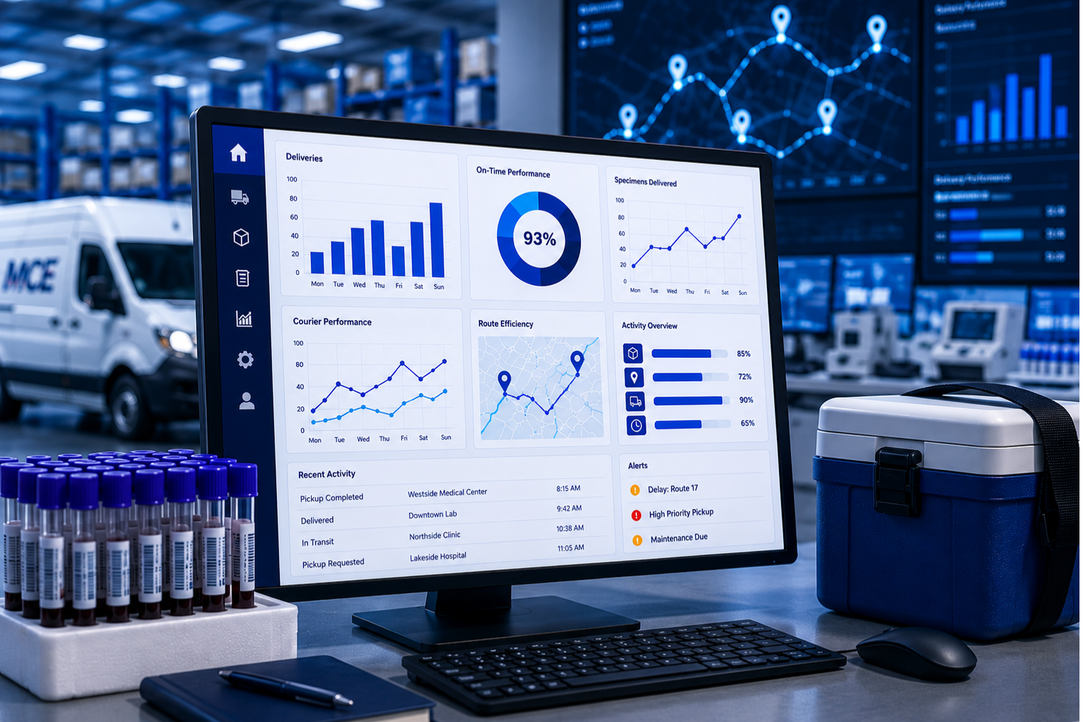 Why Reporting Matters in Medical Courier Operations